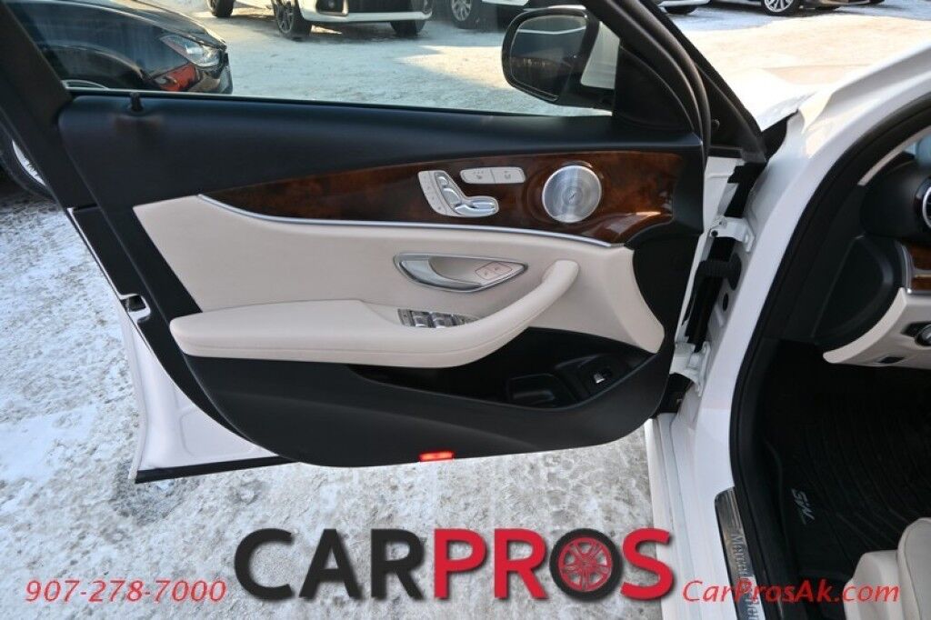 2018 Mercedes-Benz E300 4Matic AWD - Premium I Pkg - Sport Pkg - Power & Heated Leather Seats - Heated Steering Wheel - Burmester Sound System - Sunroof - Navigation - Blind Spot Alert - Burl Walnut Wood Trim - Bluetooth - Backup Camera - Front & Rear Park Assist Anchorage AK