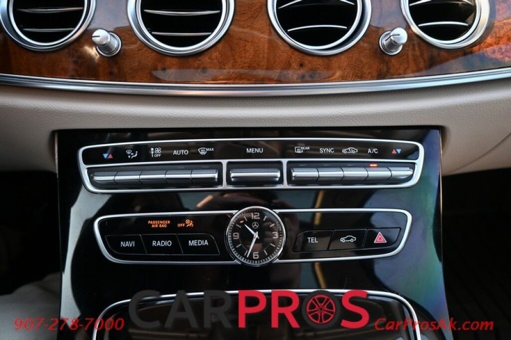 2018 Mercedes-Benz E300 4Matic AWD - Premium I Pkg - Sport Pkg - Power & Heated Leather Seats - Heated Steering Wheel - Burmester Sound System - Sunroof - Navigation - Blind Spot Alert - Burl Walnut Wood Trim - Bluetooth - Backup Camera - Front & Rear Park Assist Anchorage AK