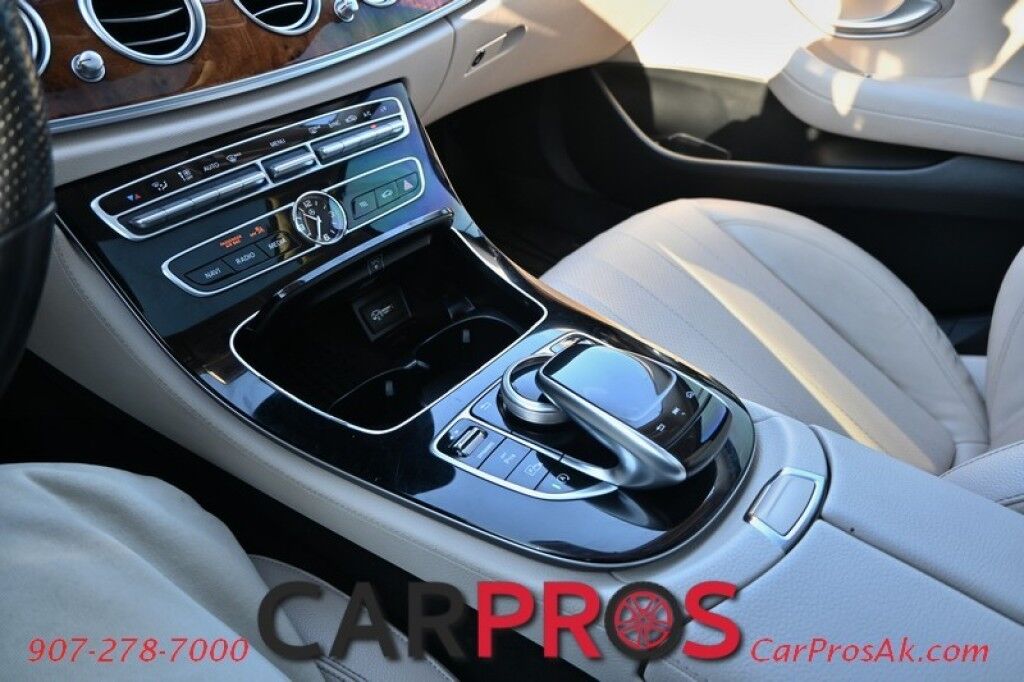 2018 Mercedes-Benz E300 4Matic AWD - Premium I Pkg - Sport Pkg - Power & Heated Leather Seats - Heated Steering Wheel - Burmester Sound System - Sunroof - Navigation - Blind Spot Alert - Burl Walnut Wood Trim - Bluetooth - Backup Camera - Front & Rear Park Assist Anchorage AK