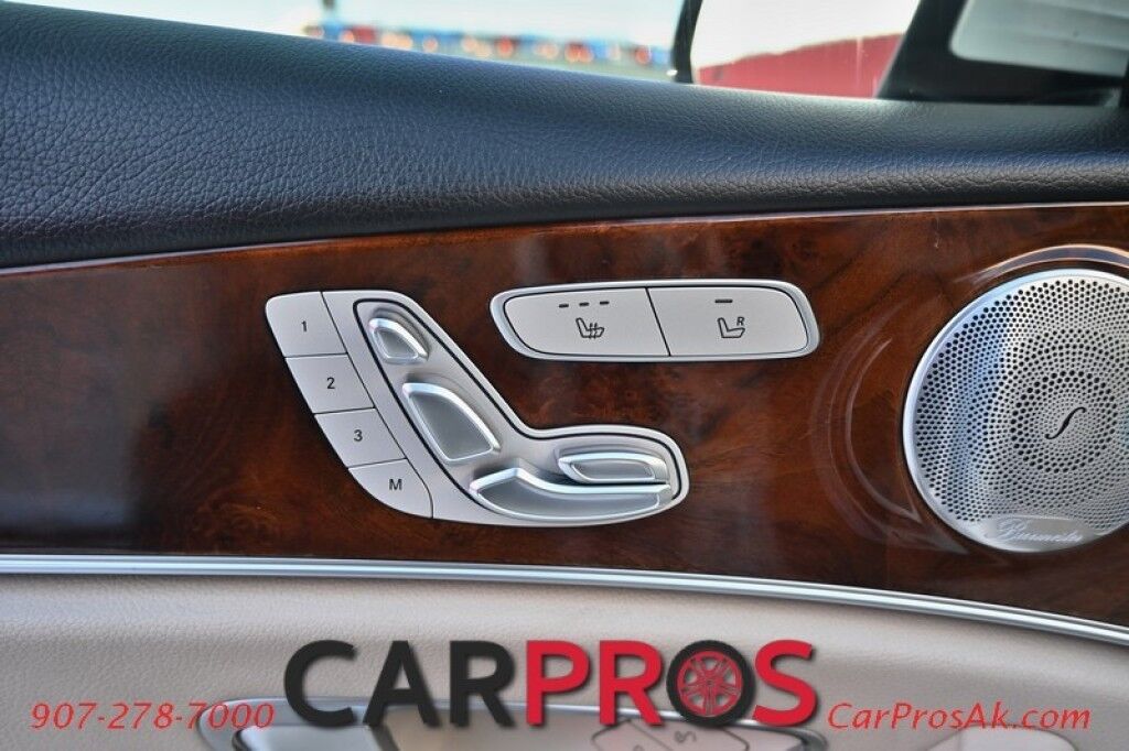 2018 Mercedes-Benz E300 4Matic AWD - Premium I Pkg - Sport Pkg - Power & Heated Leather Seats - Heated Steering Wheel - Burmester Sound System - Sunroof - Navigation - Blind Spot Alert - Burl Walnut Wood Trim - Bluetooth - Backup Camera - Front & Rear Park Assist Anchorage AK