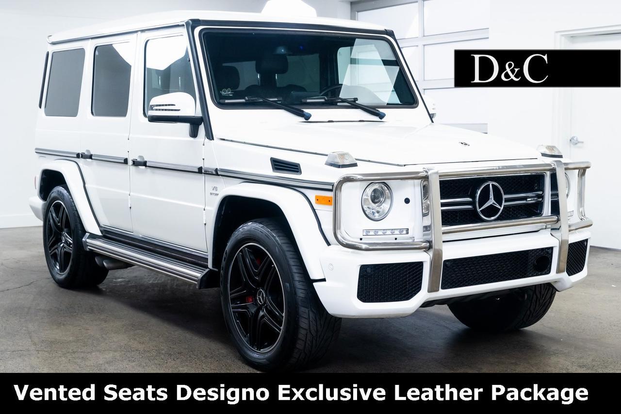 2018 Mercedes-Benz G-Class G 63 AMG Vented Seats Designo Exclusive Leather Package Portland OR