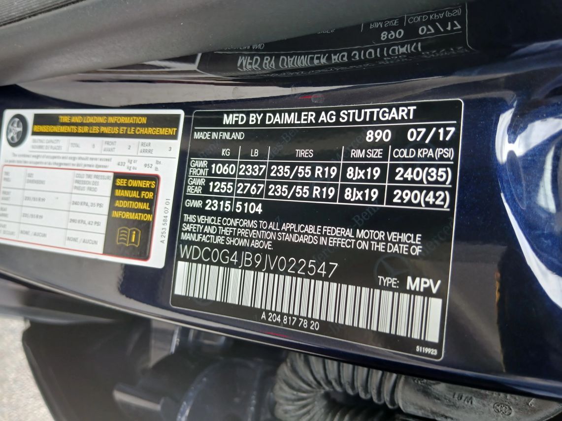 2018 Mercedes-Benz GLC GLC 300 Sport Utility 4D Maitland FL