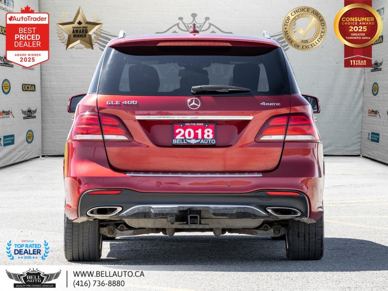 2018 Mercedes-Benz GLE 400 | AMGPKG | PRMPKG | DESIGNORED | TRLHTCH | NOACCIDENT Toronto ON