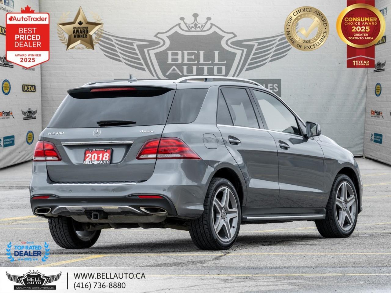 2018 Mercedes-Benz GLE 400 | AMGPKG | PRMPKG | NAVI | 360CAM | PANO | HARMAN | RNGBRDS | TRLRHTCH | NOACCIDENT Toronto ON