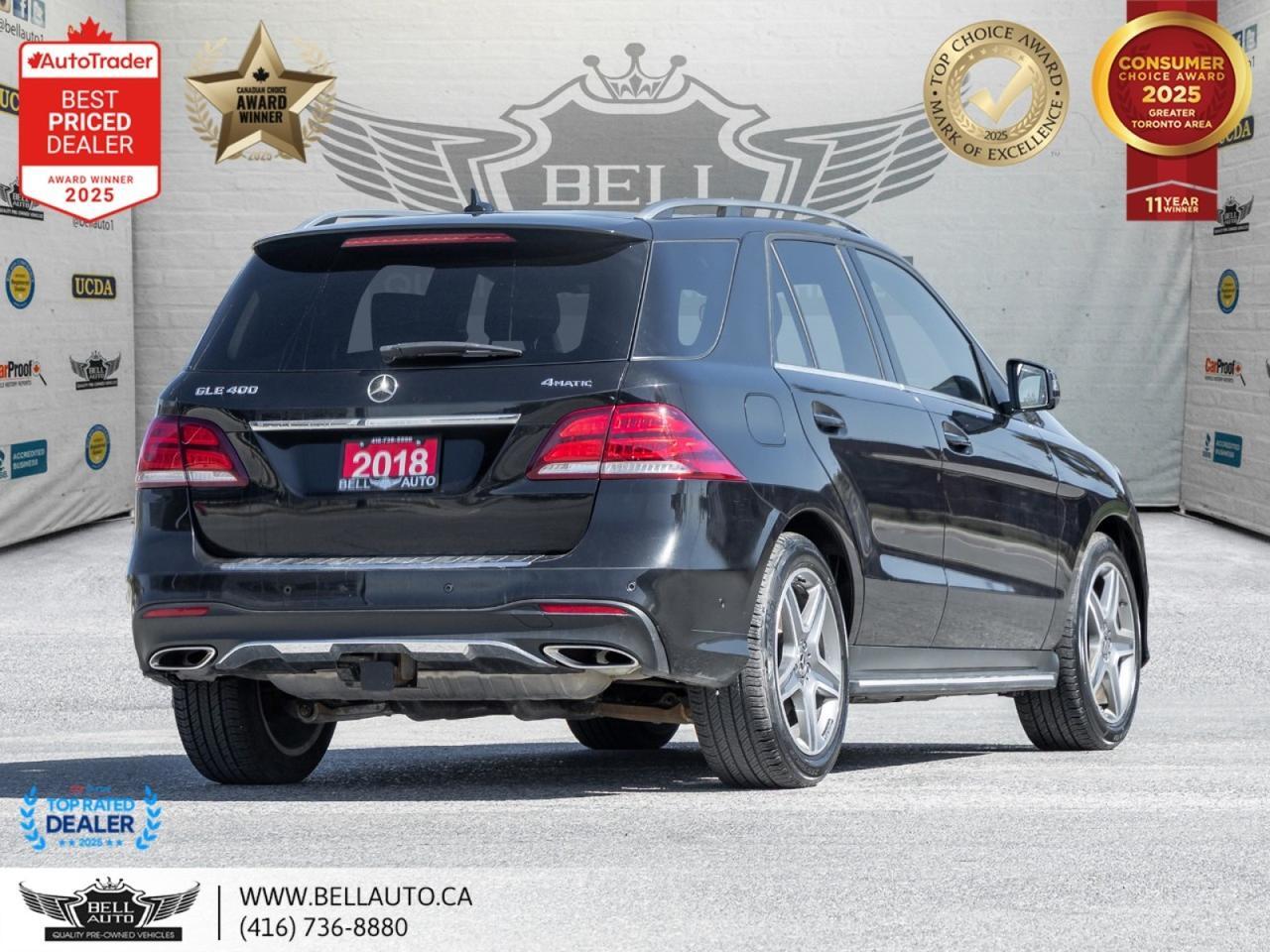 2018 Mercedes-Benz GLE 400 | AMGPKG | PRMPKG | NAVI | 360CAM | PANO | HARMAN | RNGBRDS | TRLRHTCH | NOACCIDENT Toronto ON