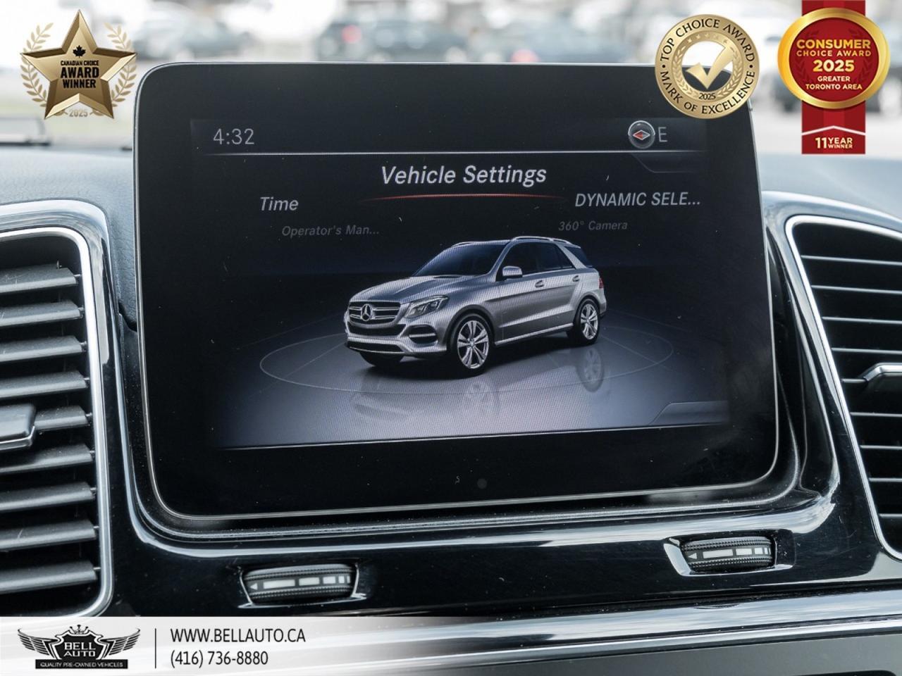 2018 Mercedes-Benz GLE 400, 360CAM, AWD, NAVI, PANO, BACKUPCAM, B.SPOT, HARMANKARDONSOUND&Acirc;&reg;, NOACCIDENT Toronto ON