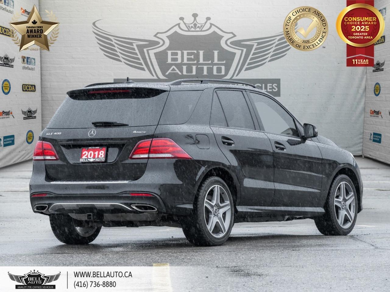 2018 Mercedes-Benz GLE 400, AMGPKG, NAVI, PANO, BACKUPCAM, B.SPOT, TPMS, PDC, CDPLAYER, MEMORYSEATS Toronto ON