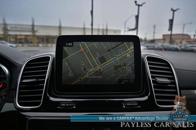 2018 Mercedes-Benz GLE 43 AMG / AWD / Premium III / Night Pkg / Front & Rear Heated Leather Seats / Heated Steering Wheel / Sunroof / Adaptive Cruise / Lane Departure & Blind Spot / 360 Camera / Tow Pkg / 2nd Set of Wheels & Tires Anchorage AK