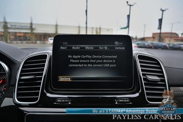 2018 Mercedes-Benz GLE 43 AMG / AWD / Premium III / Night Pkg / Front & Rear Heated Leather Seats / Heated Steering Wheel / Sunroof / Adaptive Cruise / Lane Departure & Blind Spot / 360 Camera / Tow Pkg / 2nd Set of Wheels & Tires Anchorage AK