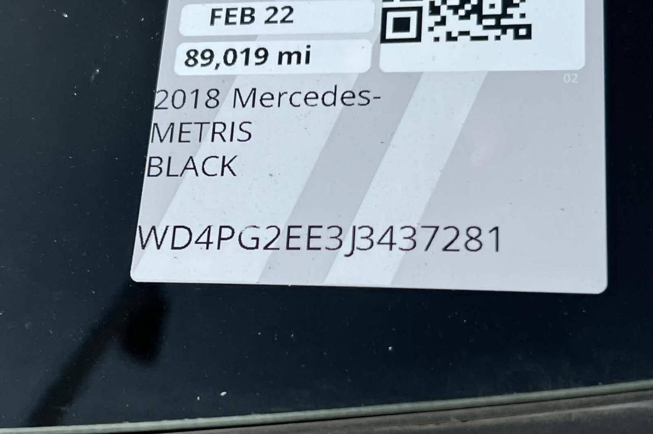 2018 Mercedes-Benz Metris Roseville CA