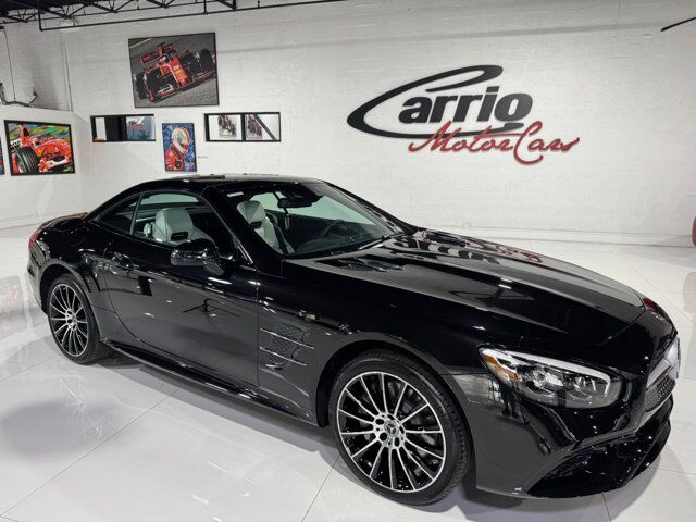 2018 Mercedes-Benz SL SL 550 DELIVERY MILES!! Obsidian Black paint, harman/kardon audio, designo interior AND MUCH MORE!!! Fort Lauderdale FL