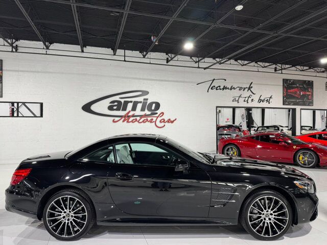 2018 Mercedes-Benz SL SL 550 DELIVERY MILES!! Obsidian Black paint, harman/kardon audio, designo interior AND MUCH MORE!!! Fort Lauderdale FL