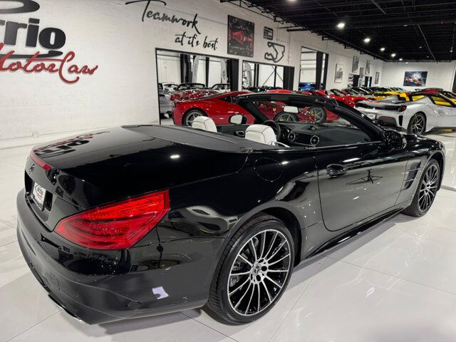 2018 Mercedes-Benz SL SL 550 DELIVERY MILES!! Obsidian Black paint, harman/kardon audio, designo interior AND MUCH MORE!!! Fort Lauderdale FL