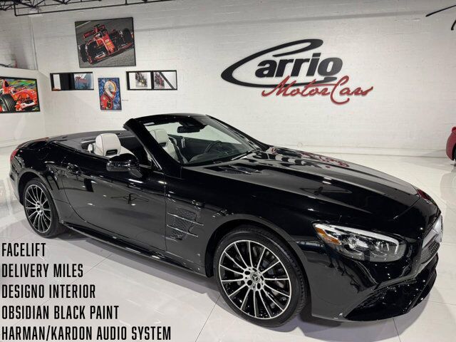 2018 Mercedes-Benz SL SL 550 DELIVERY MILES!! Obsidian Black paint, harman/kardon audio, designo interior AND MUCH MORE!!! Fort Lauderdale FL