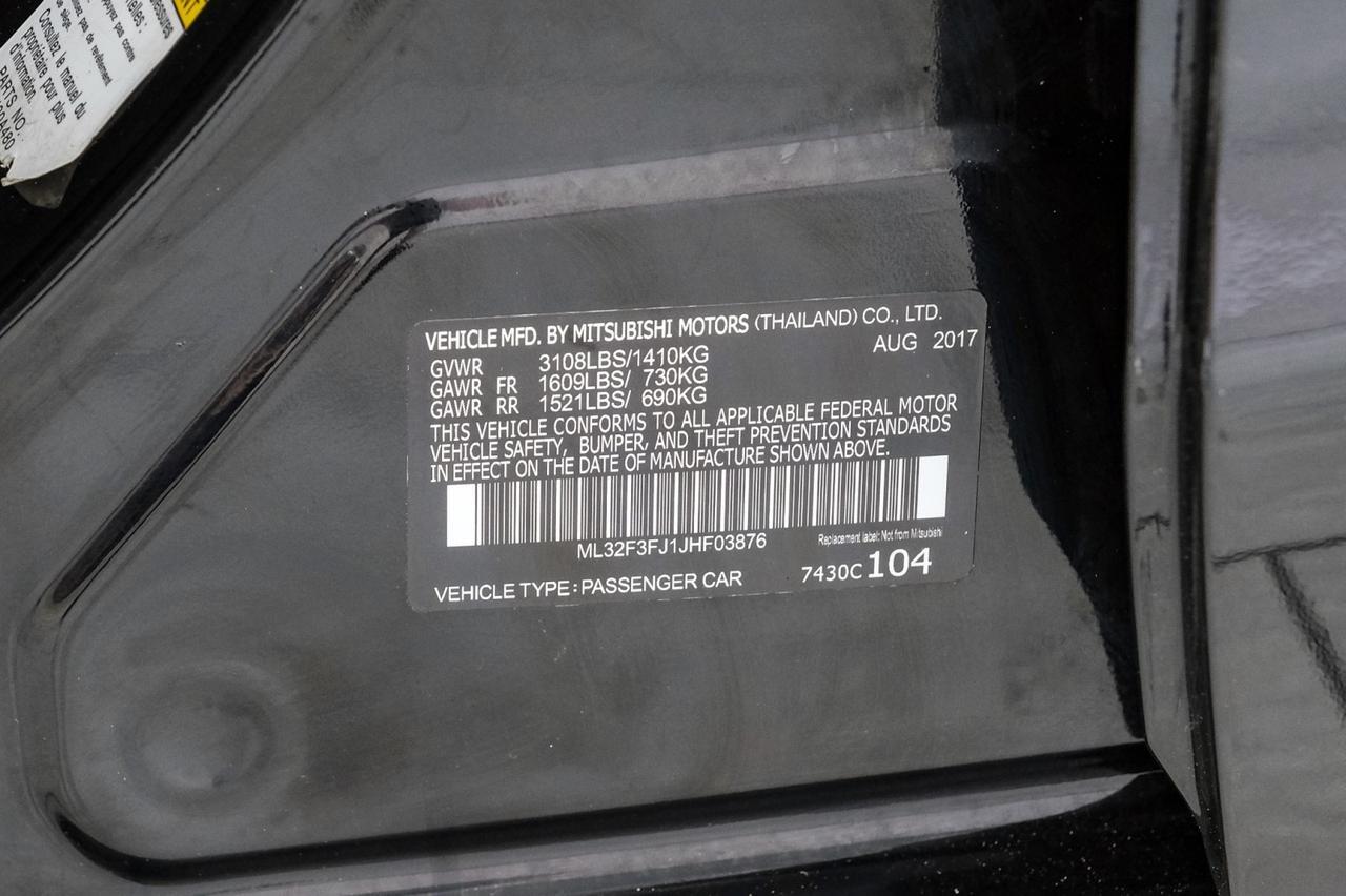 2018 Mitsubishi Mirage G4 ES AUTOMATIC REAR CAMERA BLUETOOTH REMOTE KEYLESS ENTRY Carrollton TX