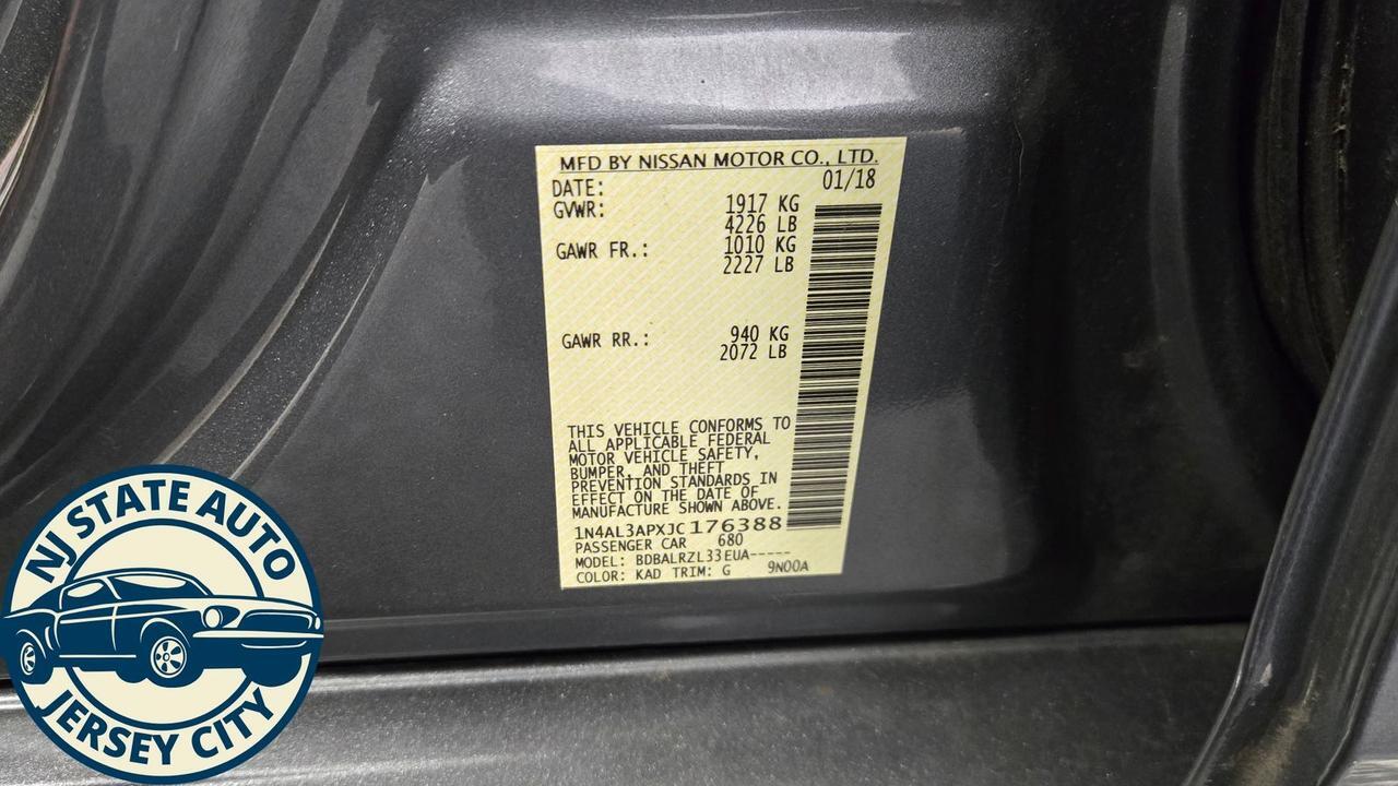 2018 Nissan Altima 2.5 SL Jersey City NJ