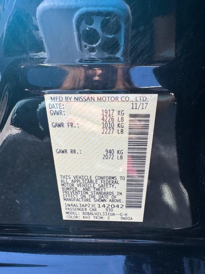 2018 Nissan Altima 2.5 SR Austin TX