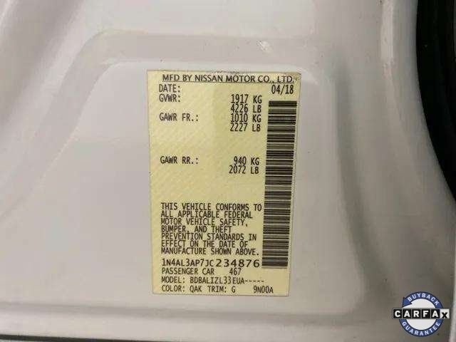 2018 Nissan Altima 2.5 SV Dallas TX