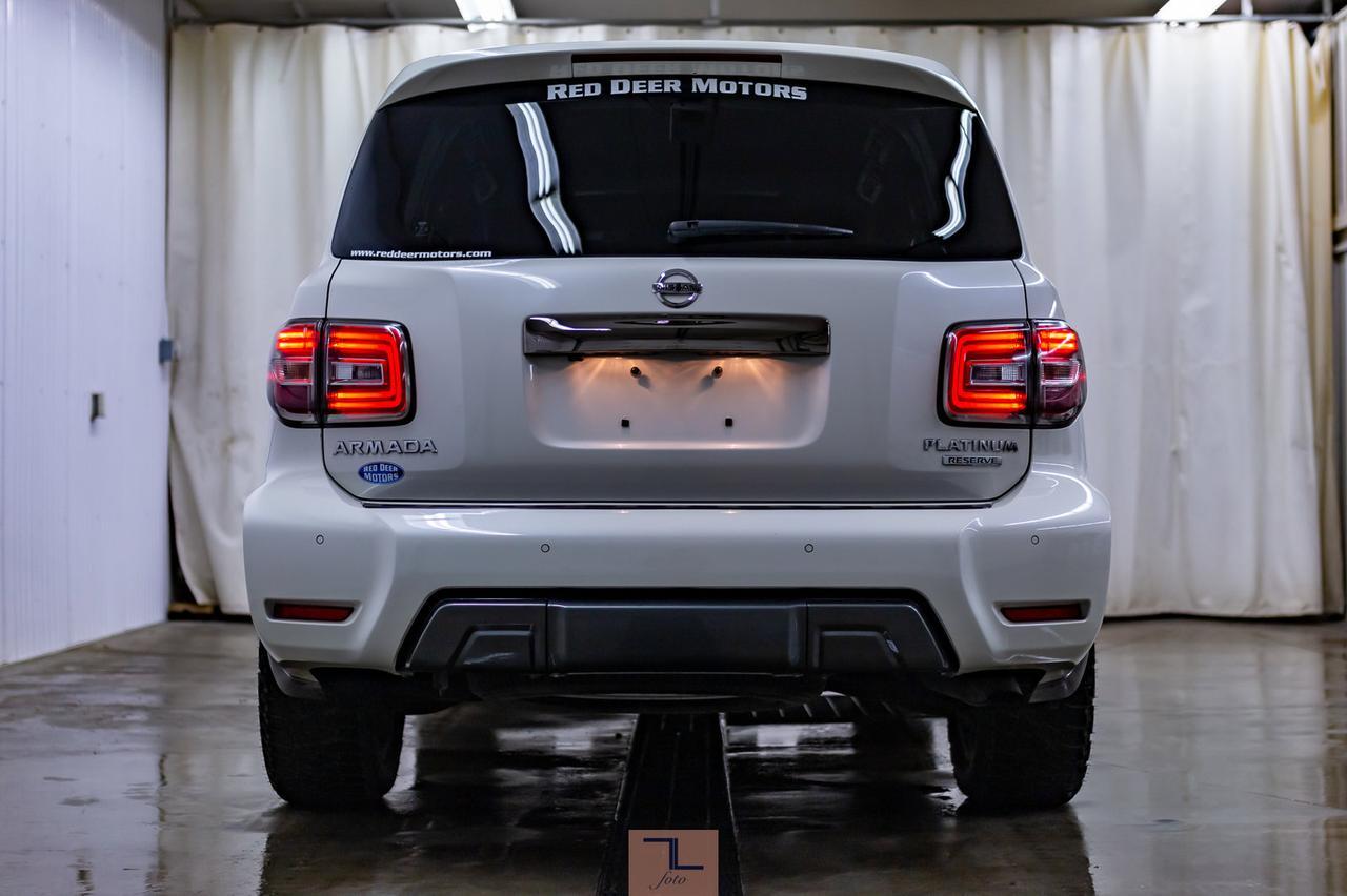 2018 Nissan Armada AWD Platinum Reserve Leather Roof Nav TV&apos;s Red Deer AB