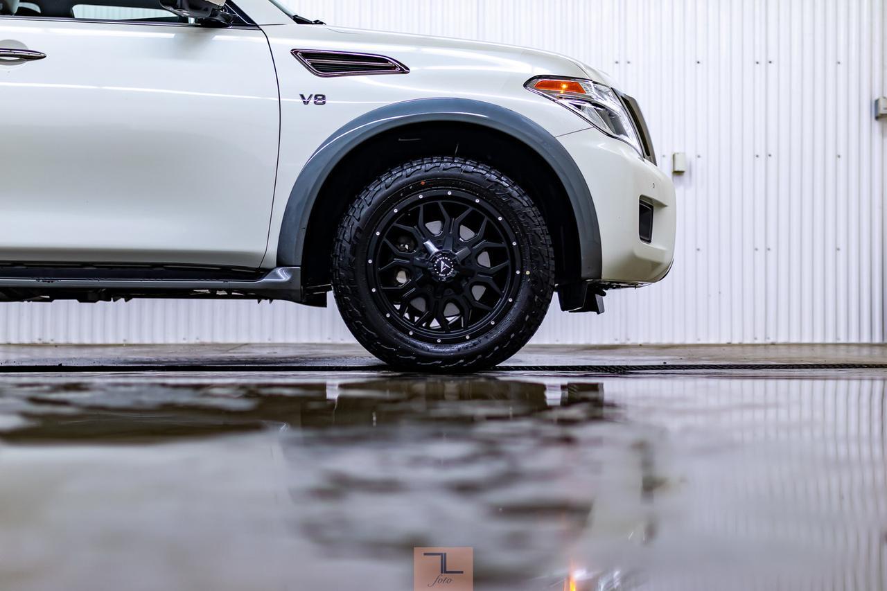 2018 Nissan Armada AWD Platinum Reserve Leather Roof Nav TV's Red Deer AB