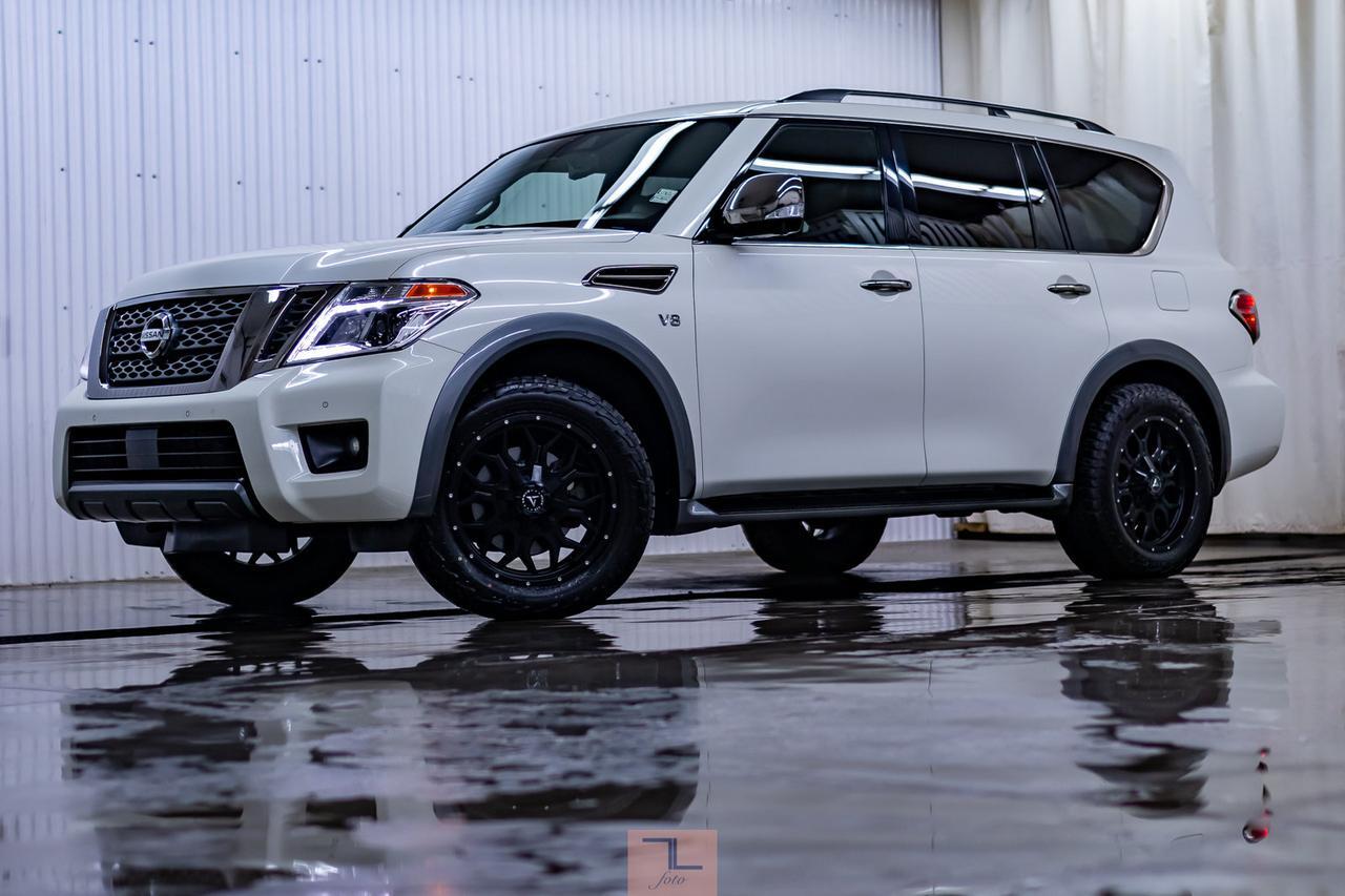 2018 Nissan Armada AWD Platinum Reserve Leather Roof Nav TV's Red Deer AB
