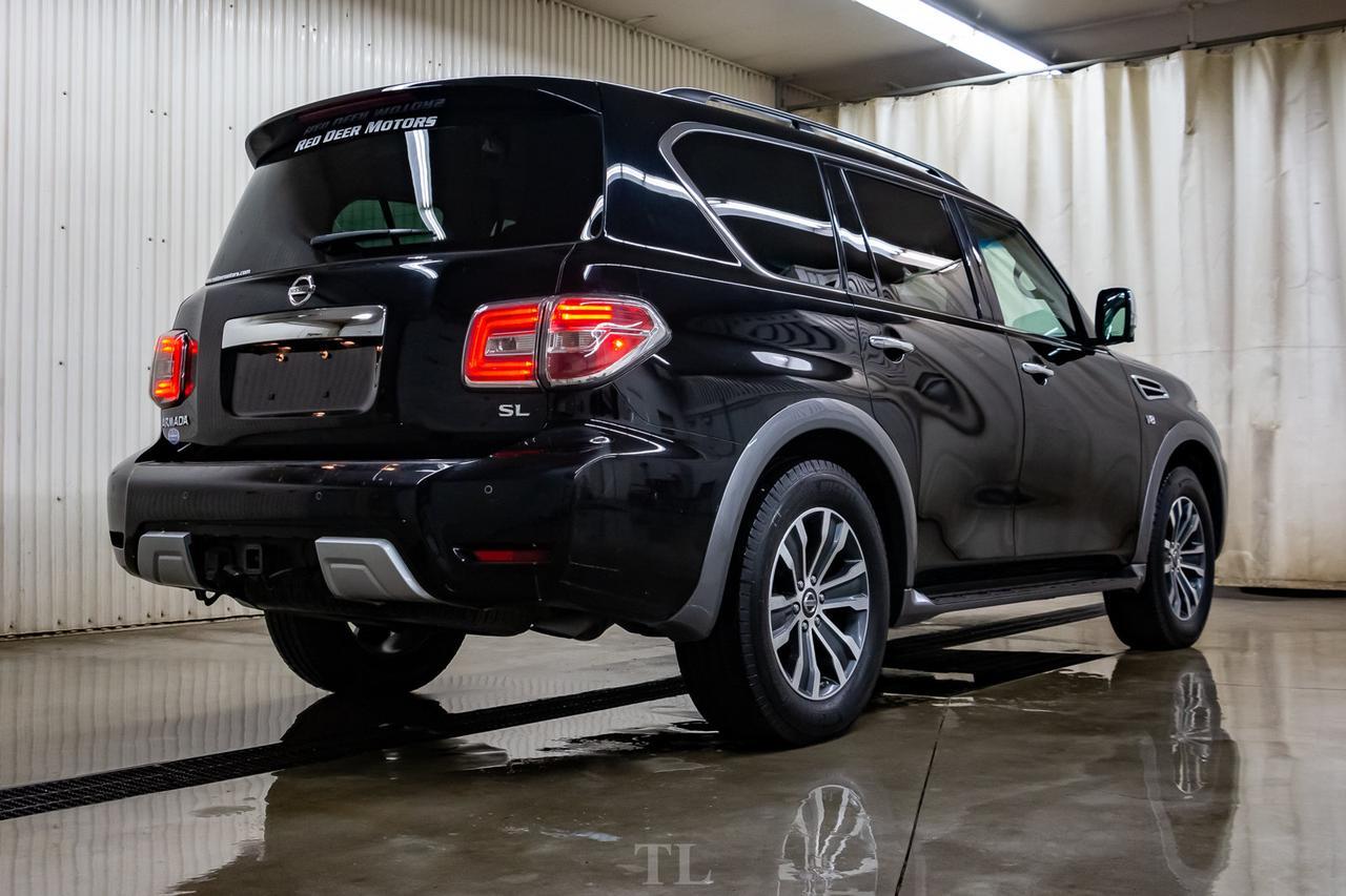 2018 Nissan Armada AWD SL Leather Roof Nav BCam Red Deer AB