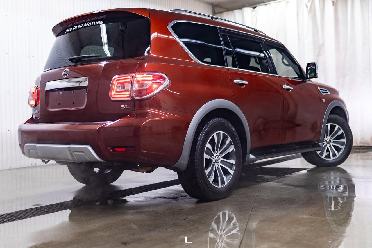 2018 Nissan Armada AWD SL Leather Roof Nav BCam Red Deer AB