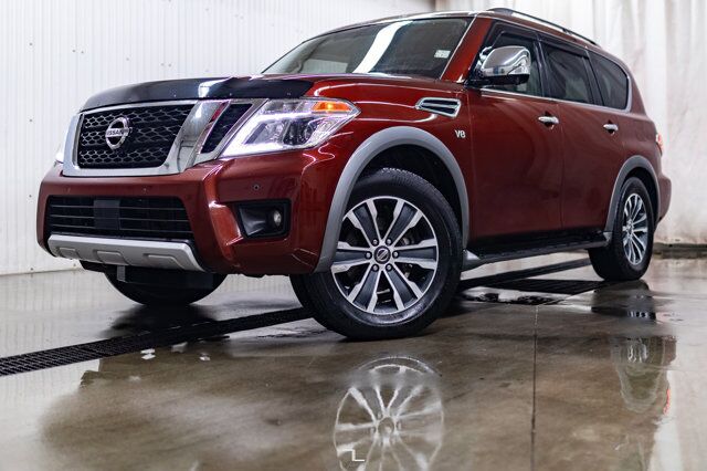 2018 Nissan Armada AWD SL Leather Roof Nav BCam Red Deer AB