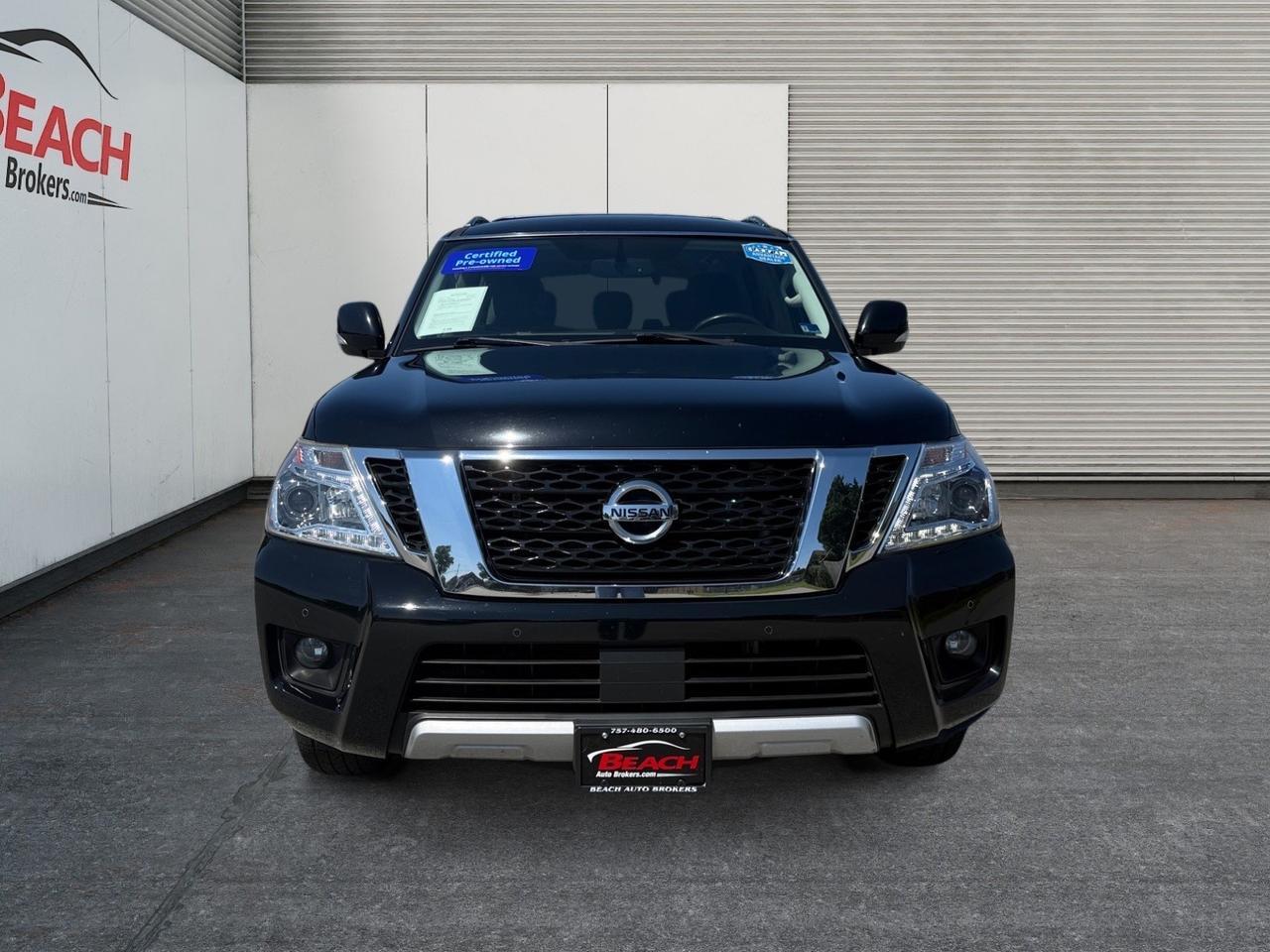 2018 Nissan Armada SV, HEATED SEATS, POWER 3RD ROW, TOW PACKAGE, RUNNING BOARDS, BLUETOOTH, NAVIGATION, POWER LIFTGATE, BACKUP CAMERA, POWER MIRRORS, ONLY 1 ONWER, ROOM FOR EVERYONE! Norfolk VA