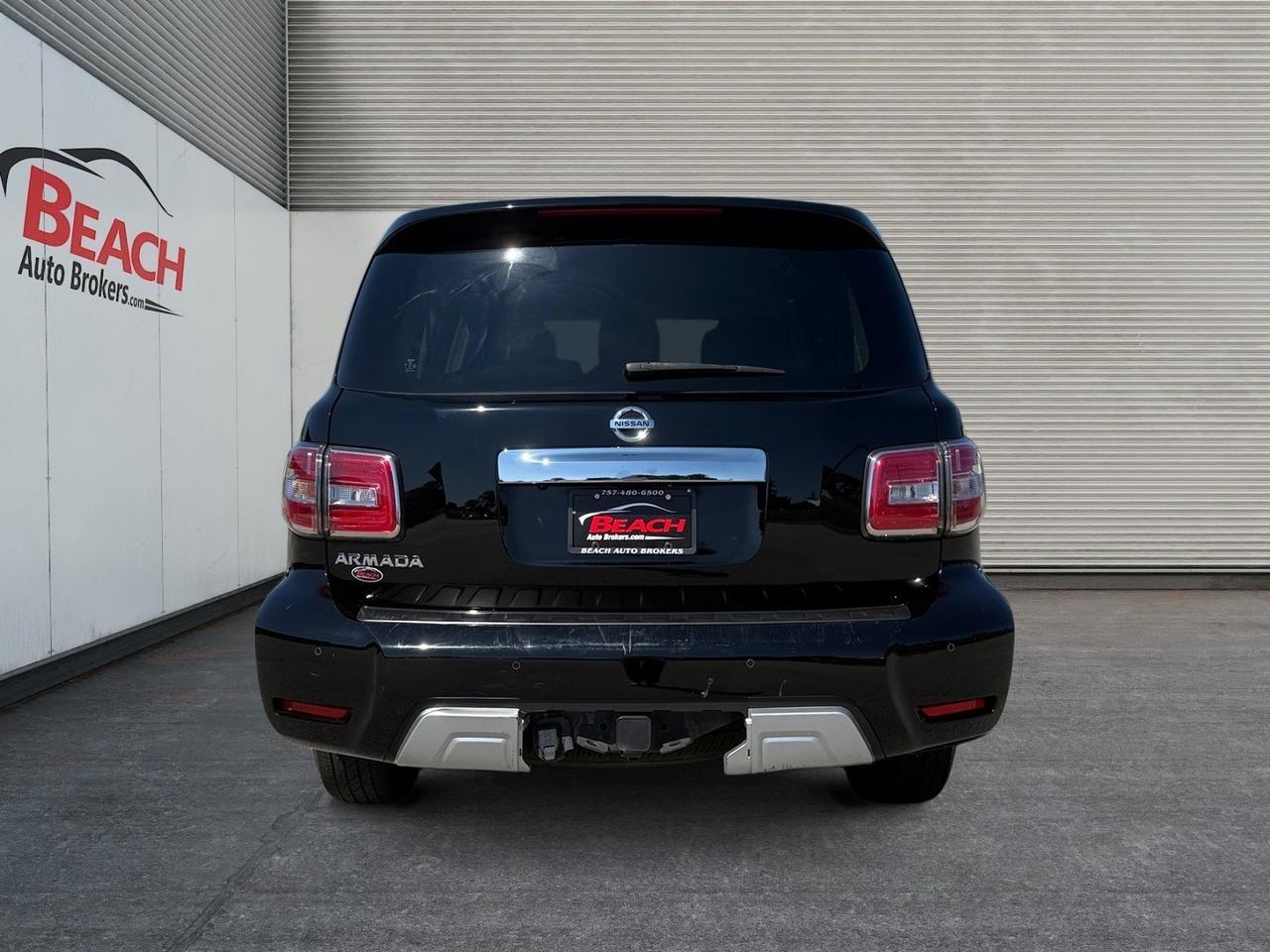 2018 Nissan Armada SV, HEATED SEATS, POWER 3RD ROW, TOW PACKAGE, RUNNING BOARDS, BLUETOOTH, NAVIGATION, POWER LIFTGATE, BACKUP CAMERA, POWER MIRRORS, ONLY 1 ONWER, ROOM FOR EVERYONE! Norfolk VA