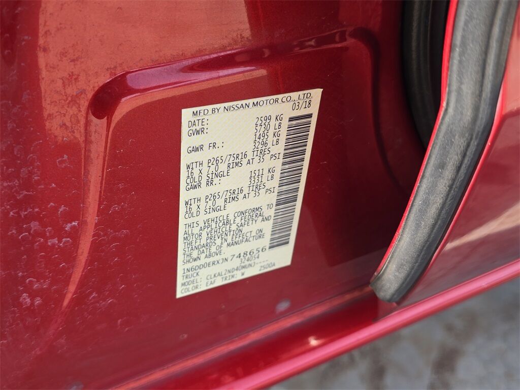 2018 Nissan Frontier Desert Runner San Clemente CA