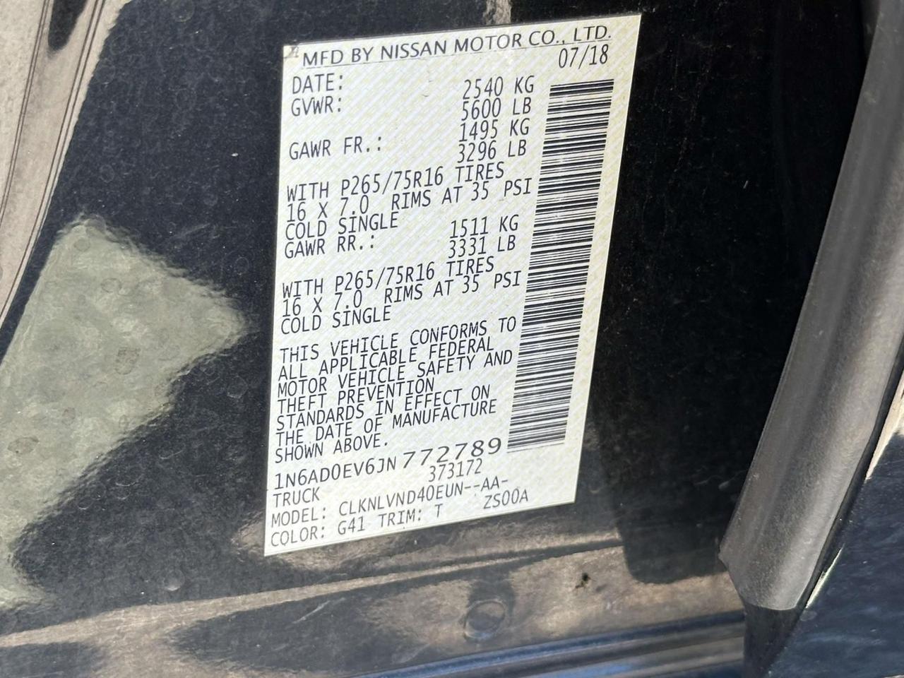2018 Nissan Frontier PRO-4X Alexandria VA