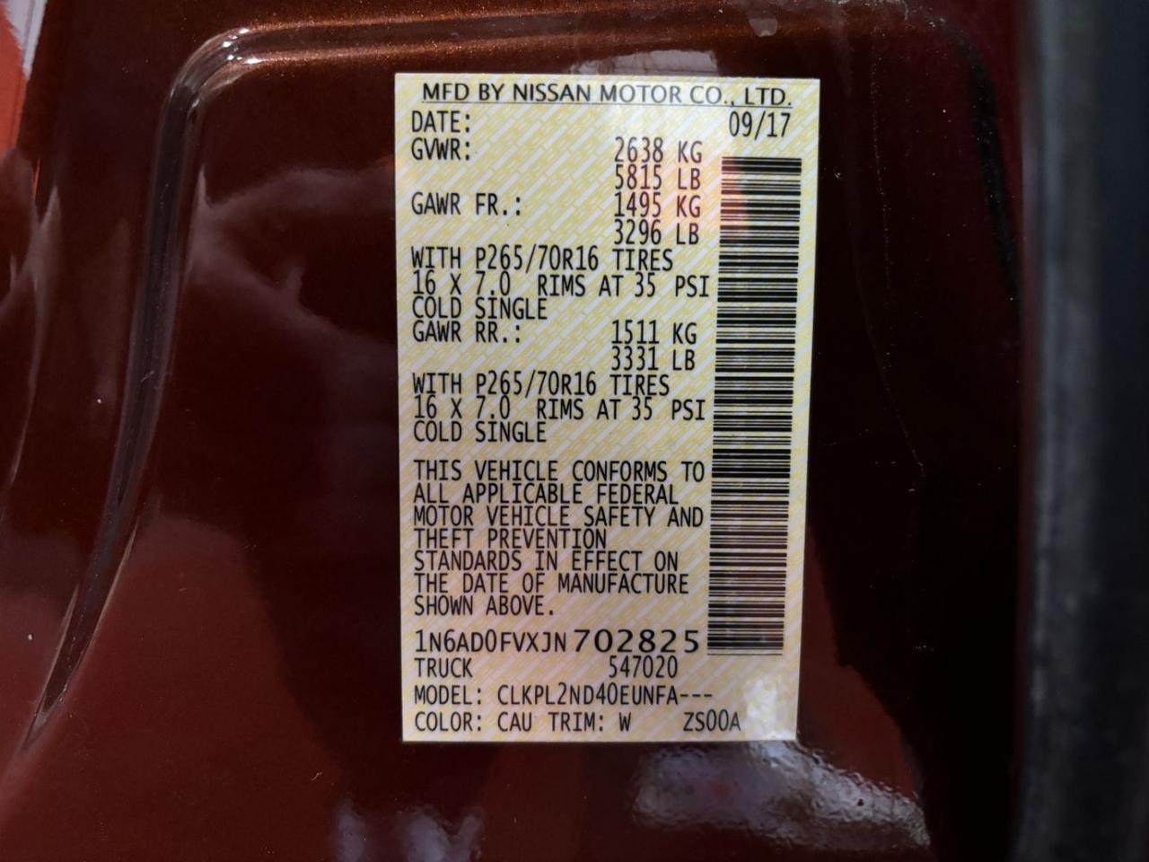 2018 Nissan Frontier SV Franklin OH