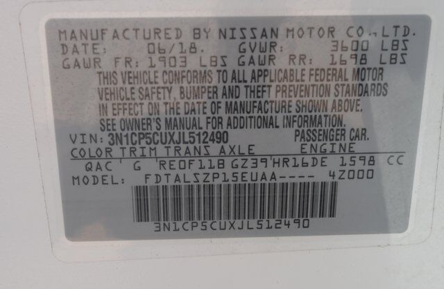 2018 Nissan Kicks SV San Juan TX
