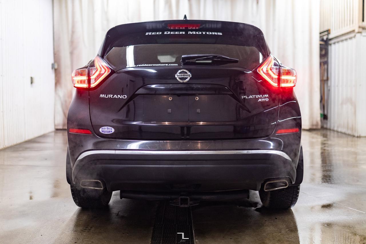 2018 Nissan Murano AWD Platinum Leather Roof Nav BCam Red Deer AB