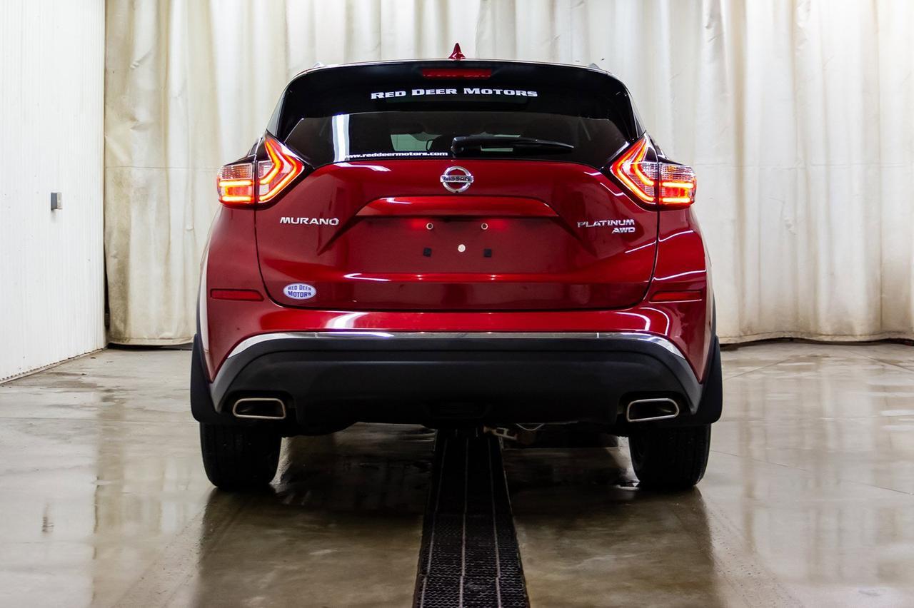 2018 Nissan Murano AWD Platinum Leather Roof Nav Red Deer AB