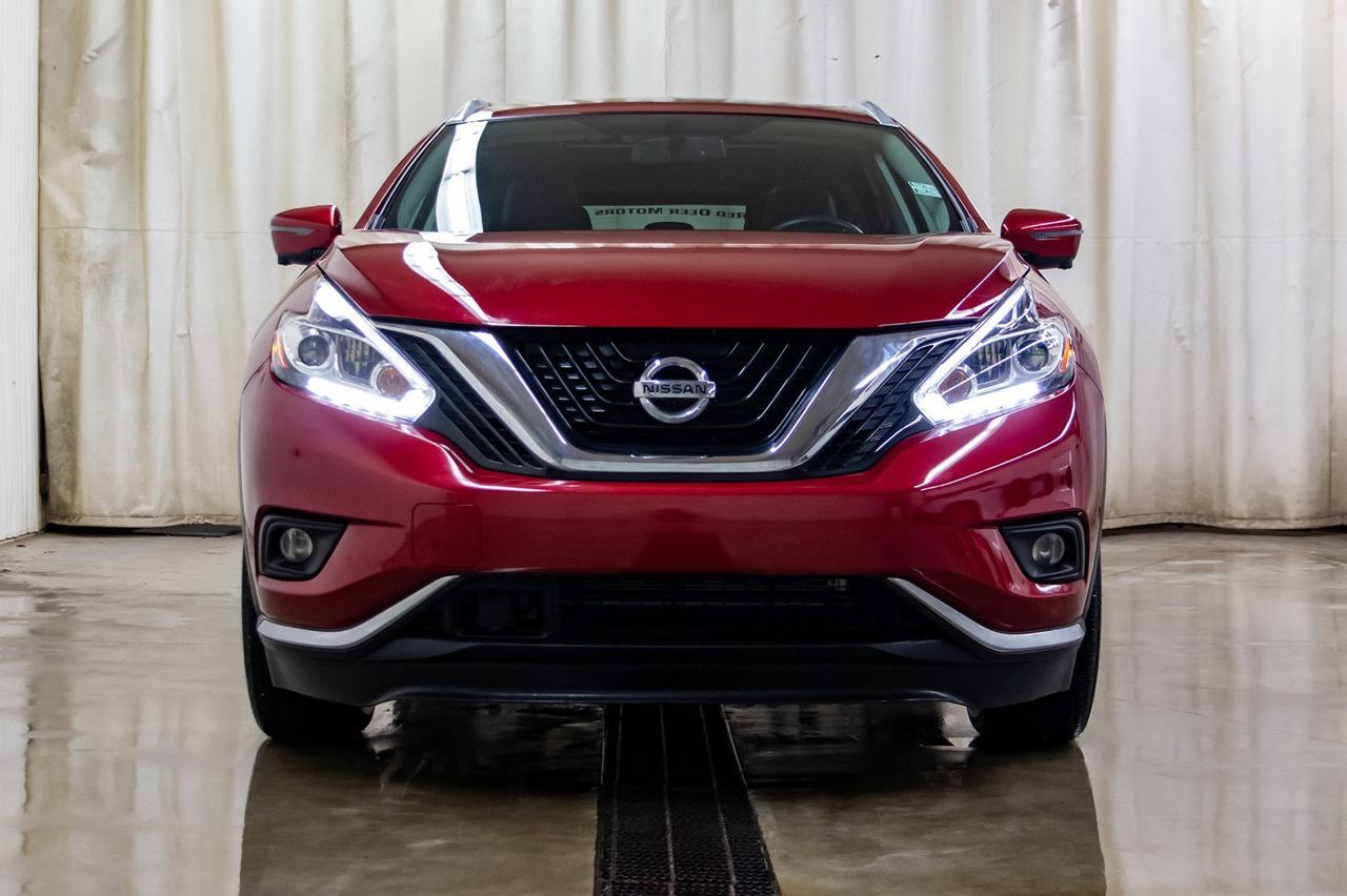 2018 Nissan Murano AWD Platinum Leather Roof Nav Red Deer AB