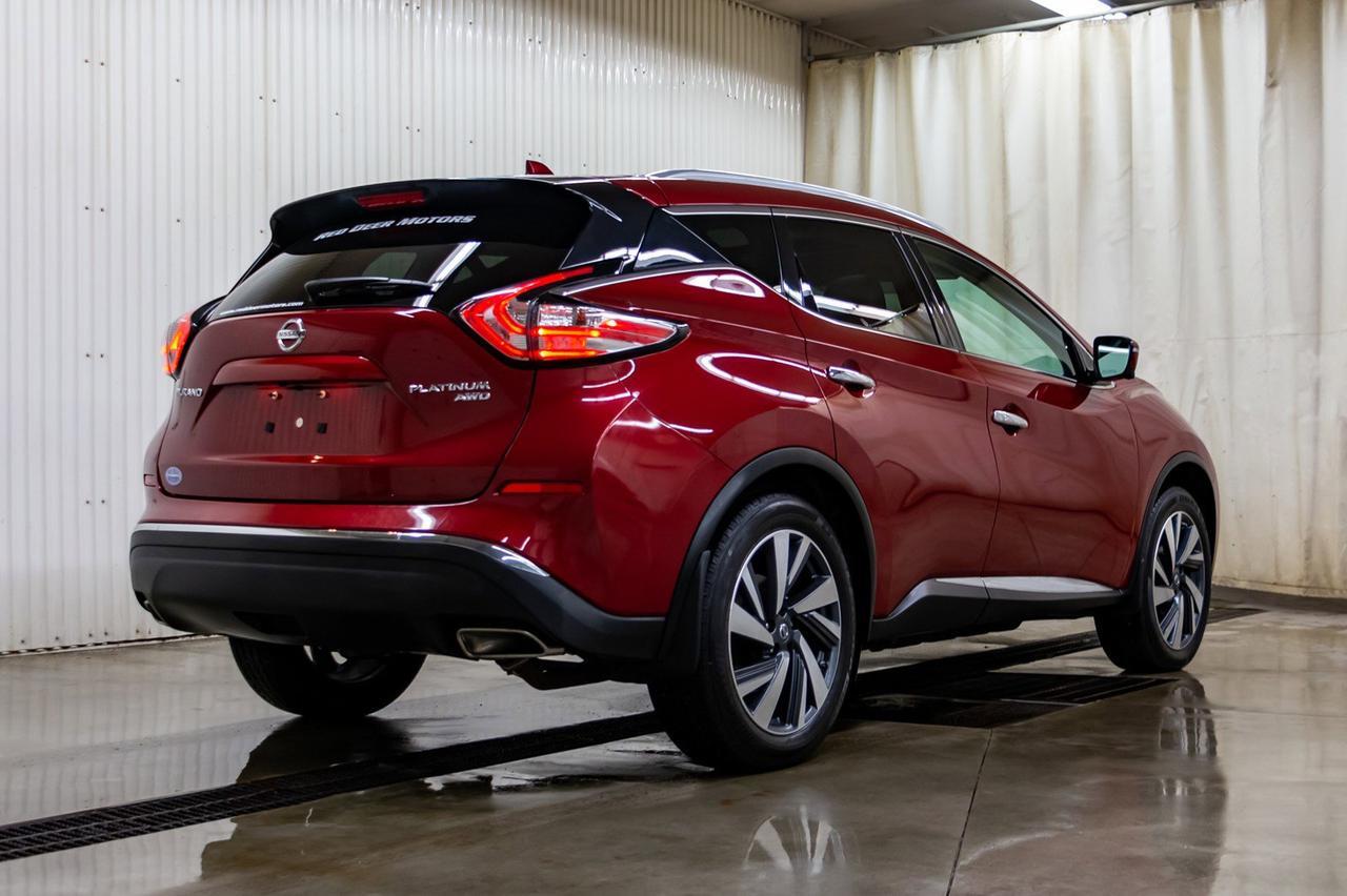 2018 Nissan Murano AWD Platinum Leather Roof Nav Red Deer AB