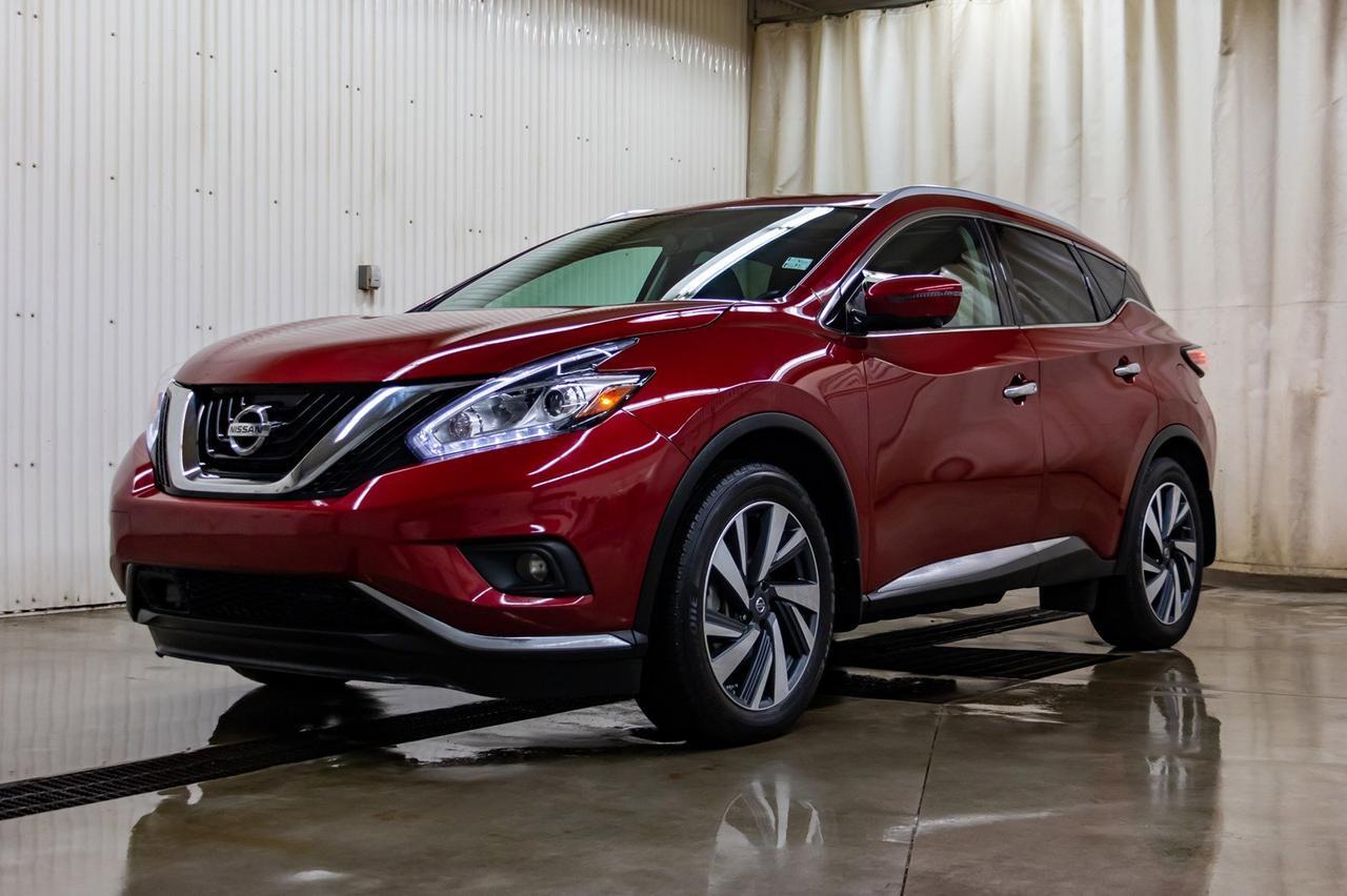 2018 Nissan Murano AWD Platinum Leather Roof Nav Red Deer AB