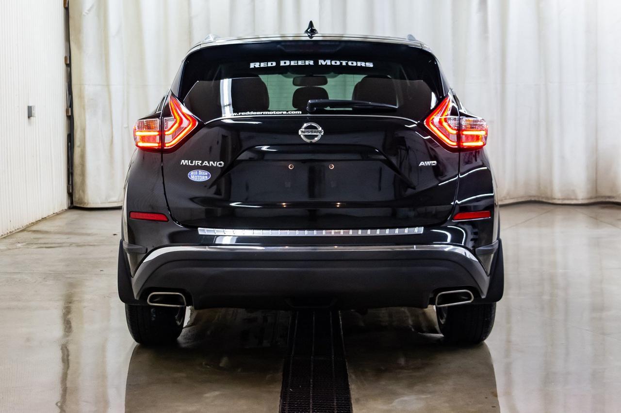 2018 Nissan Murano AWD SL Midnight Leather Roof Nav Red Deer AB