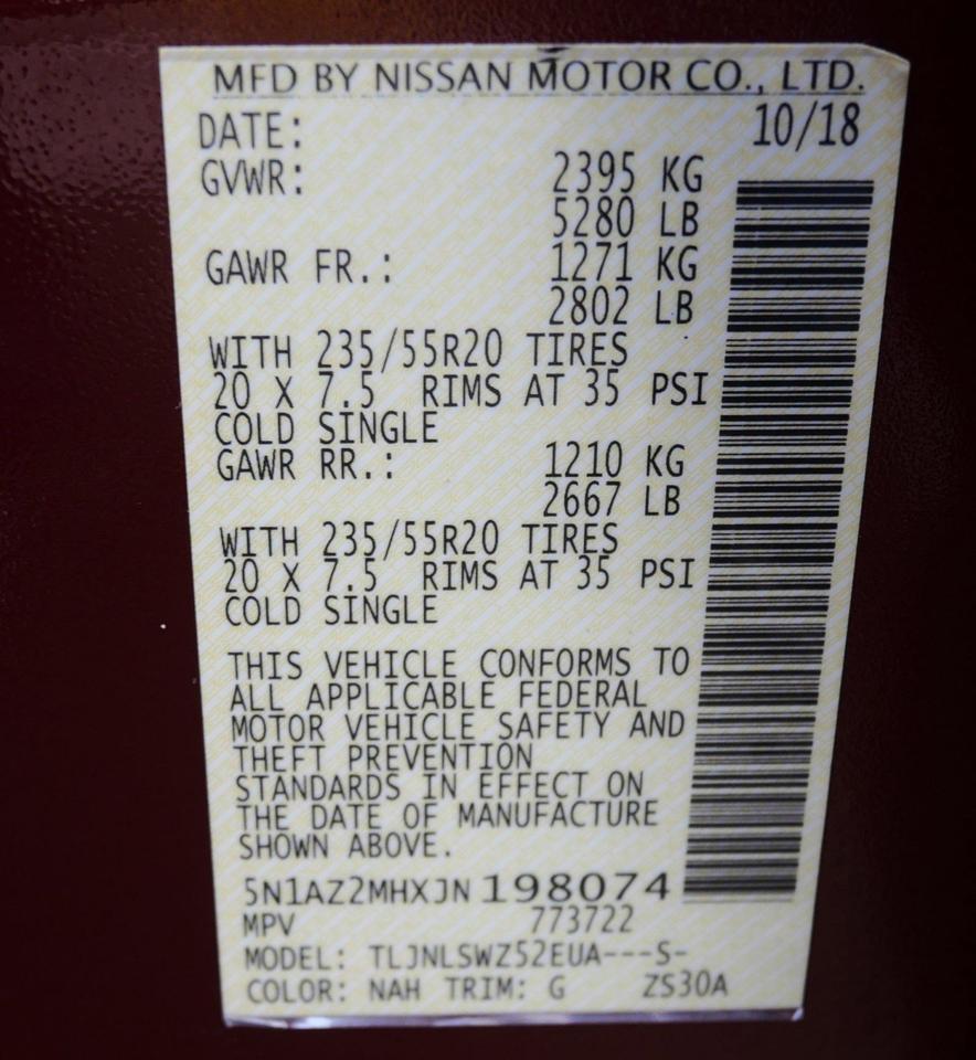 2018 Nissan Murano Platinum San Juan TX