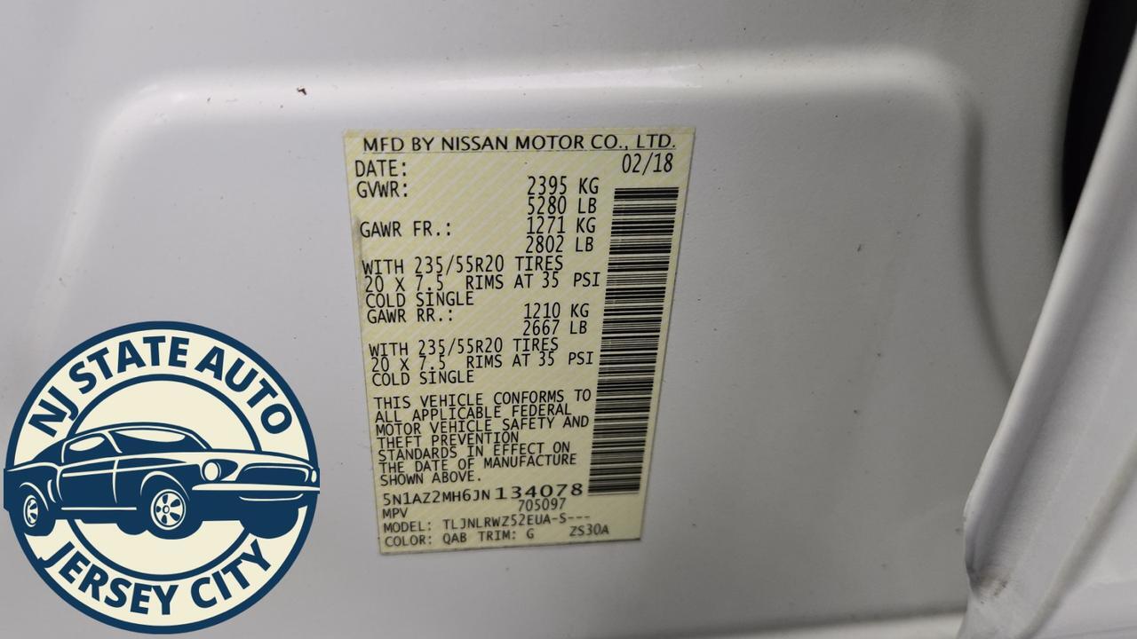 2018 Nissan Murano SL Jersey City NJ