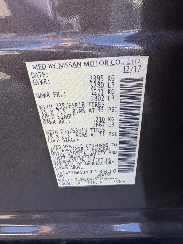 2018 Nissan Murano SV AWD Austin TX