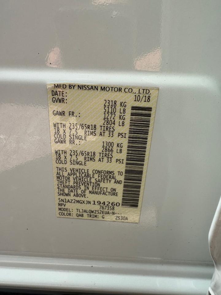 2018 Nissan Murano SV Austin TX