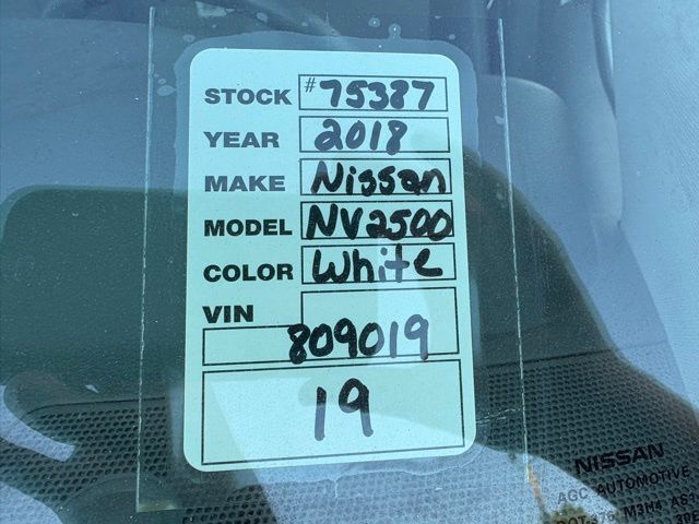 2018 Nissan NV2500 HD SV Jacksonville FL