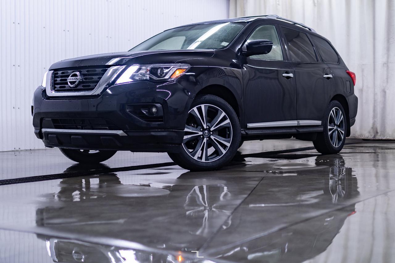 2018 Nissan Pathfinder AWD Platinum Leather Roof Nav BCam Red Deer AB