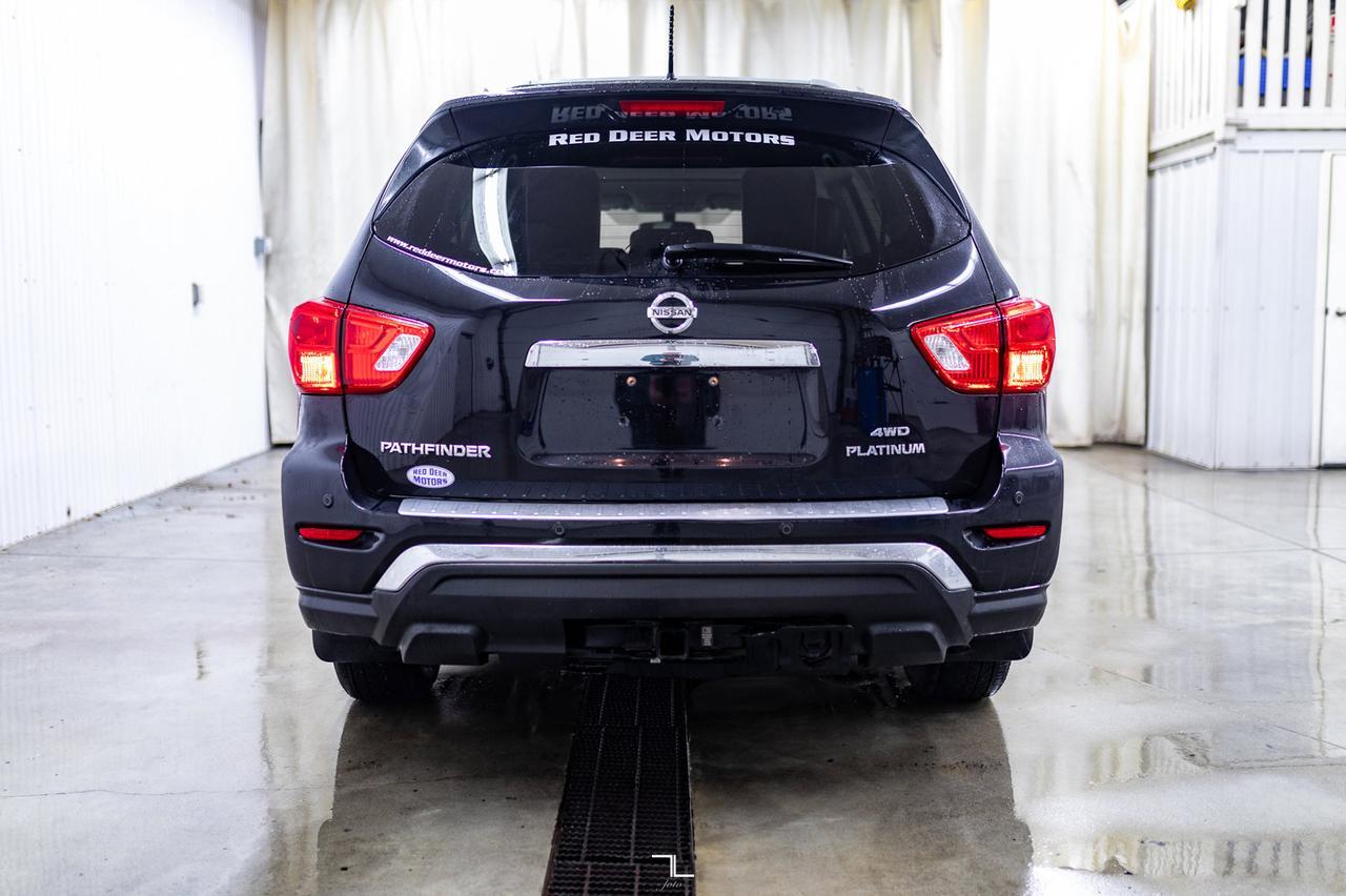 2018 Nissan Pathfinder AWD Platinum Leather Roof Nav BCam Red Deer AB