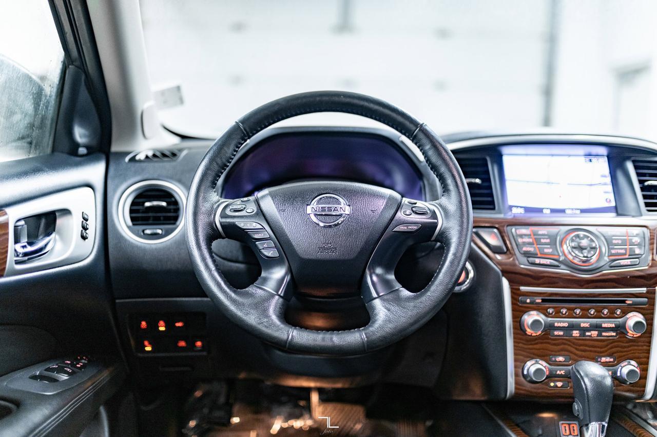 2018 Nissan Pathfinder AWD Platinum Leather Roof Nav BCam Red Deer AB