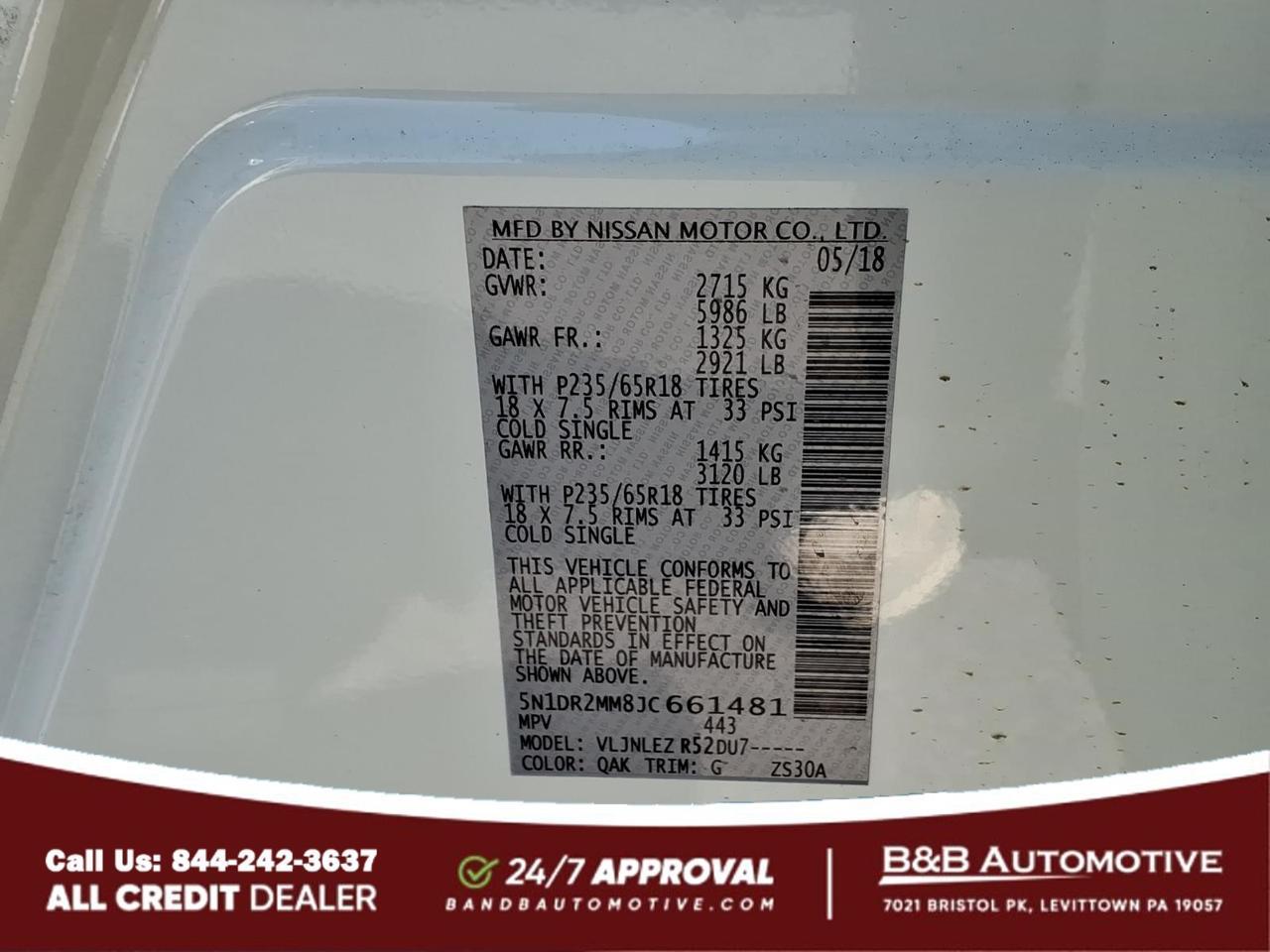2018 Nissan Pathfinder SV Levittown PA