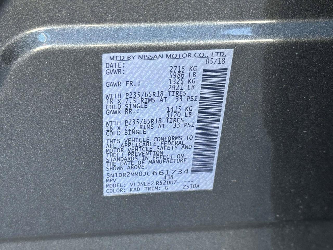 2018 Nissan Pathfinder SV Alexandria VA